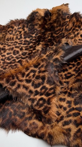 Leopard print hair calf - print,