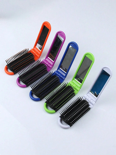 Folding hair brush with - folding,