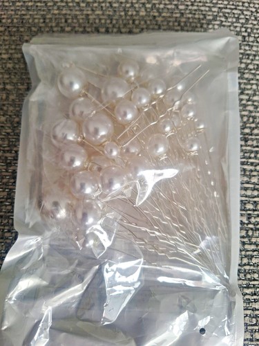 Shaped pearl hair - shaped,