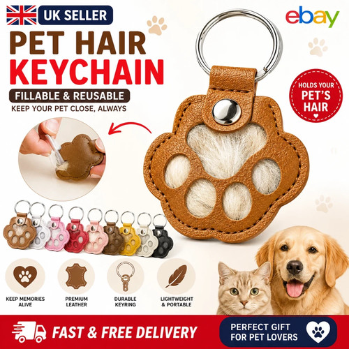 Pet hair storage - pet, keychain