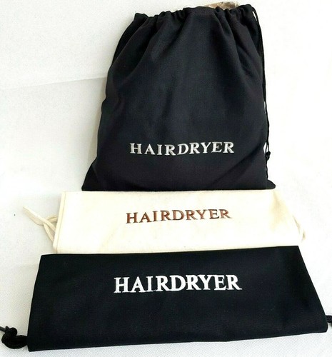 Cotton hair dryer storage bag - cotton,