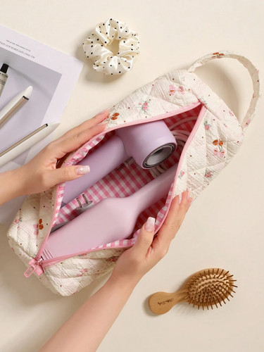 Quilted hair tool storage - tool,