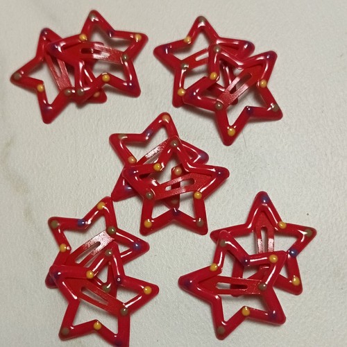 Set red star - set, of