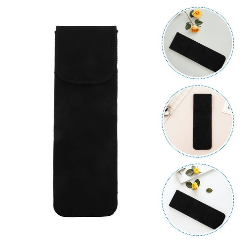 Black neoprene hair tool - black,