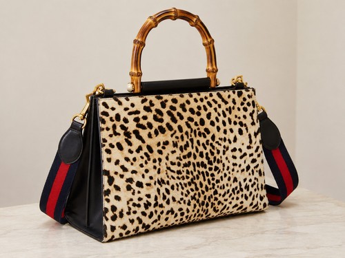 Gucci nymphaea leopard printed - gucci,