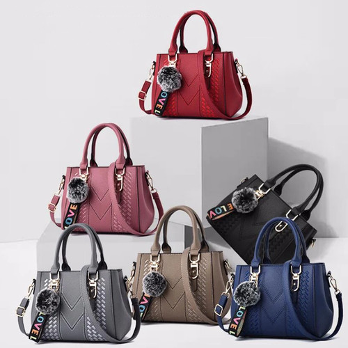 Leather women messenger - leather,