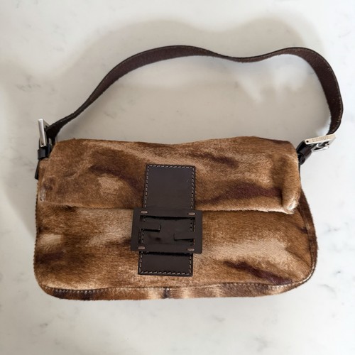 Fendi pony hair baguette - fendi,