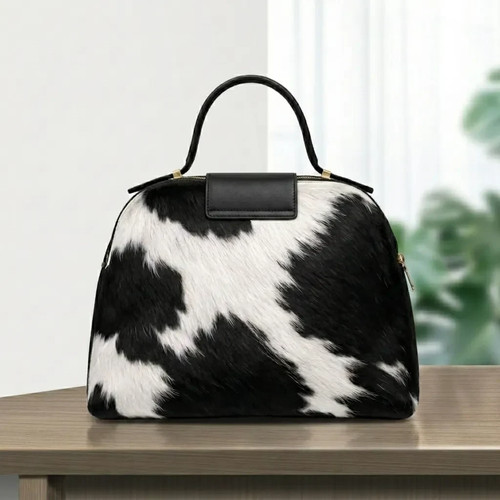 Cow print handbag for - for, women