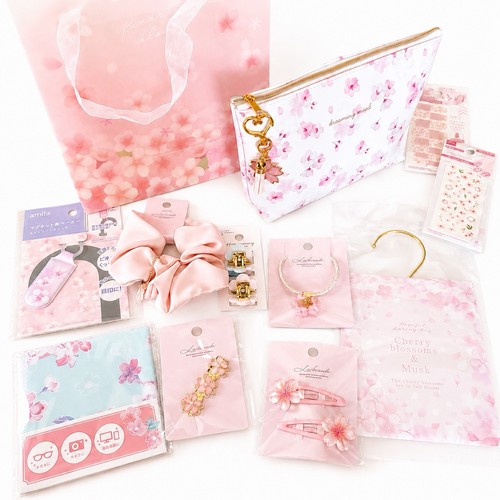 Sakura cosmetic pouch - cosmetic, set