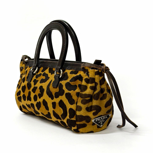 Vintage prada leopard mini top - vintage,