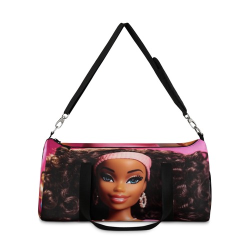 Afro barbie face duffel bag - afro,