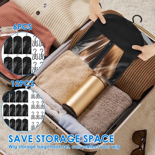 12pcs hair extension storage - extension,