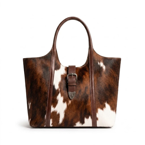 Genuine cowhide leather - genuine, tote