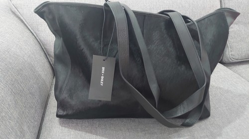 Brix bailey black calf hair - black,