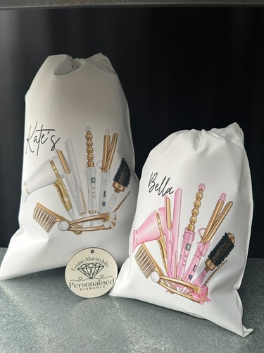 Personalised hairdryer bag - hairdryer,